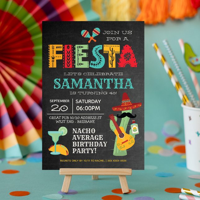 Invitación a la Fiesta Mexicana de Cumpleaños (Subido por el creador)