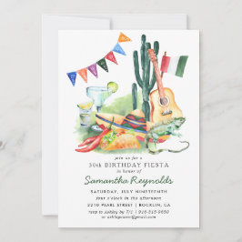 Invitación a la Fiesta Mexicana de Cumpleaños