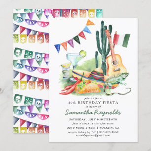 Invitación a la Fiesta Mexicana de Cumpleaños