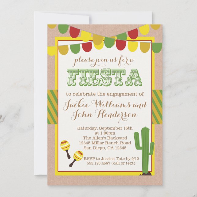 Invitación a la Fiesta Mexicana del Partido Compro (Reverso)