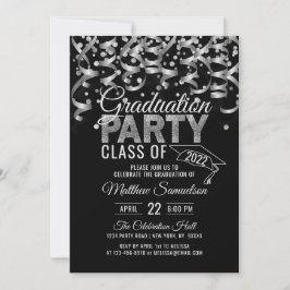 Invitación a la fiesta moderna de GRADUACIÓN de Pu