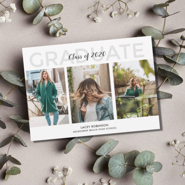 Invitación a la fiesta moderna de graduación de tr (Subido por el creador)