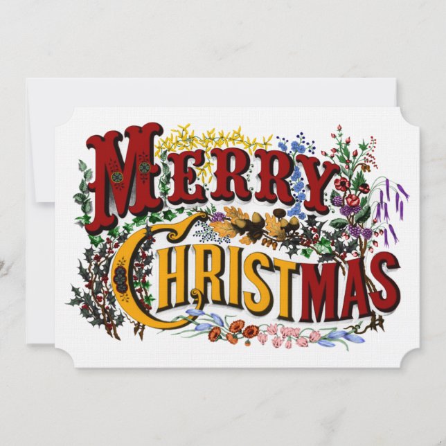 Invitación a la fiesta navideña (Anverso)