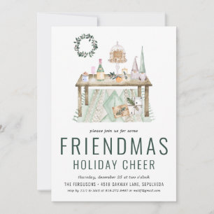 Invitación a la Fiesta Navideña de Friendsmas