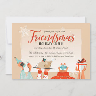 Invitación a la Fiesta Navideña de Friendsmas