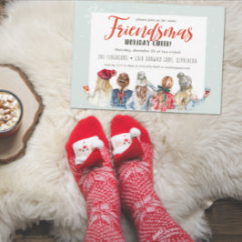 Invitación a la Fiesta Navideña de Friendsmas