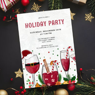 Invitación a la fiesta navideña de los navidades