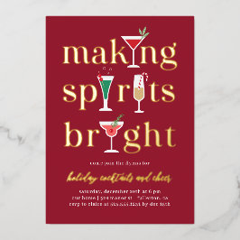 Invitación a la fiesta navideña de los navidades