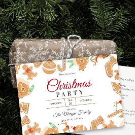 Invitación a la fiesta navideña de los Navidades r