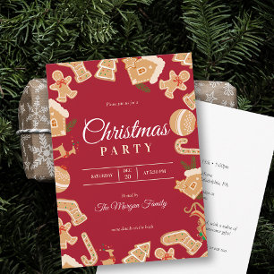 Invitación a la fiesta navideña de los Navidades r