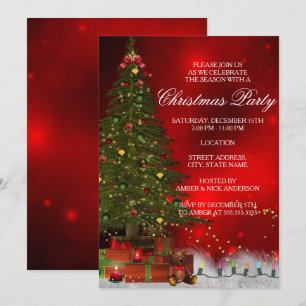 Invitación a la Fiesta Navideña Festiva del Árbol 