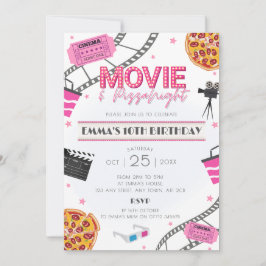 Invitación a la fiesta nocturna de cumpleaños de P