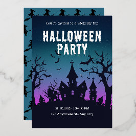 Invitación a la fiesta nocturna de Halloween