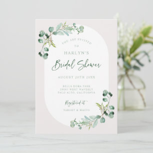 Invitación a la fiesta nupcial de Eucalyptus Neutr