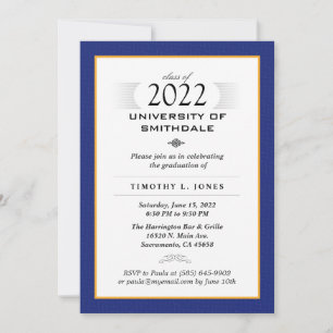 Invitación a la fiesta oficial de graduación de Na