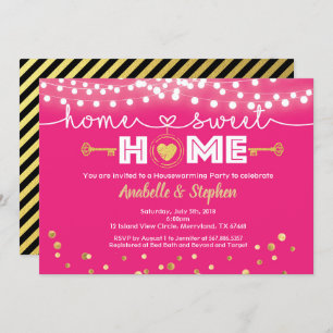 Invitación a la fiesta para el calentamiento del h