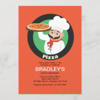 Invitación a la Fiesta Pizza