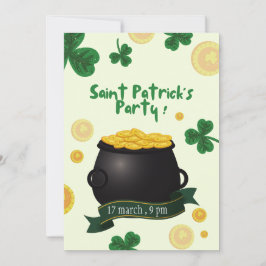 Invitación a la fiesta por el Día de San Patricio