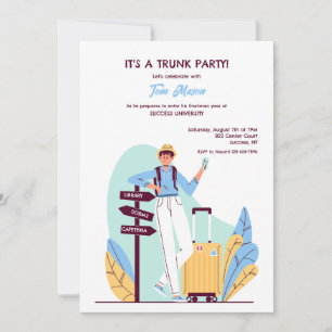 Invitación a la fiesta por el tronco de la llegada