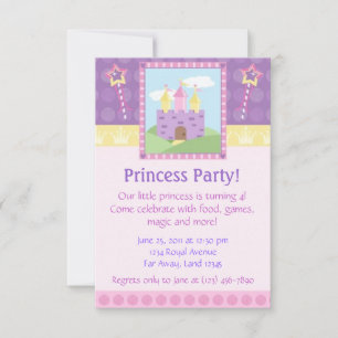 Invitación a la fiesta Princesa