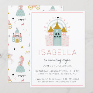 Invitación a la fiesta Princesa de Fairytale