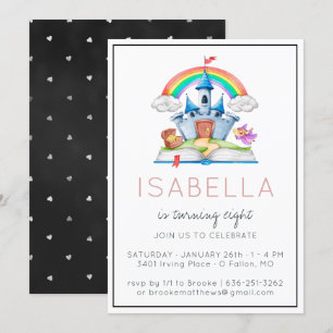 Invitación a la fiesta Princesa de Fairytale