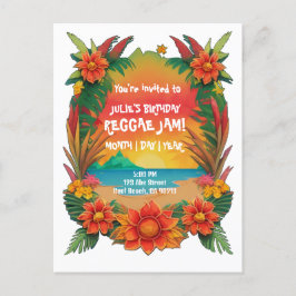 Invitación a la Fiesta Reggae