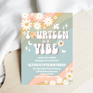 Invitación a la Fiesta Retro de Cumpleaños número 
