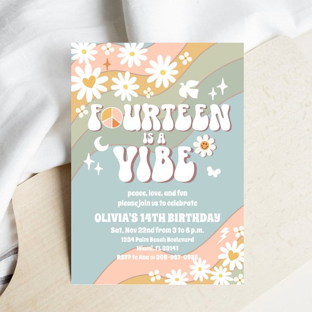 Invitación a la Fiesta Retro de Cumpleaños número  (Subido por el creador)