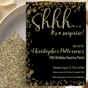 Invitación a la Fiesta Sorpresa de Cumpleaños núme
