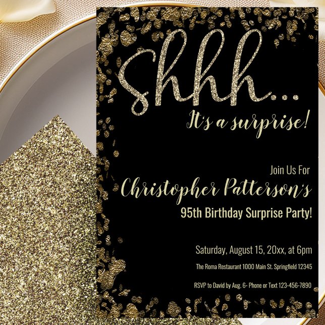 Invitación a la Fiesta Sorpresa de Cumpleaños núme (Subido por el creador)