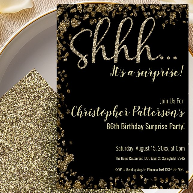 Invitación a la Fiesta Sorpresa de Cumpleaños núme (Subido por el creador)