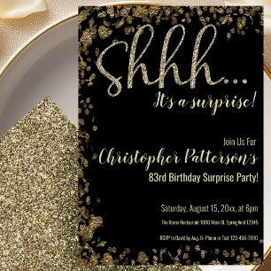Invitación a la Fiesta Sorpresa de Cumpleaños núme