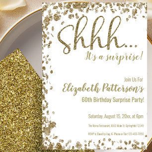 Invitación a la fiesta sorpresa de cumpleaños núme
