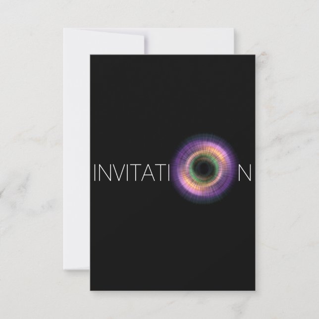 Invitación a la fiesta sorpresa de evento (Anverso)