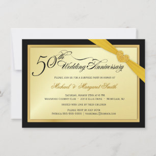 Invitación a la Fiesta Sorpresa por el 50 Aniversa