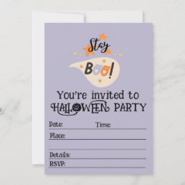 Invitación a la fiesta Stay Boo Halloween