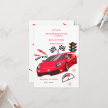 Invitación a la Fiesta Temática de Carreras de Aut