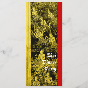 Invitación a la fiesta temática de la cena en Tail