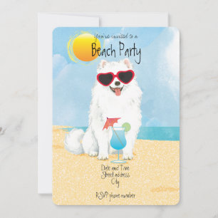 Invitación a la fiesta veraniega Eskie Beach