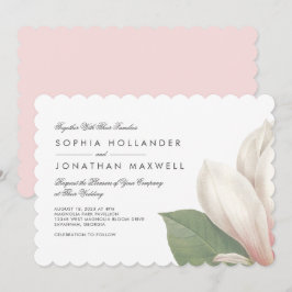 Invitación a la flor de Magnolia