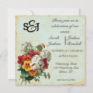 Invitación a la flor silvestre Bouquet
