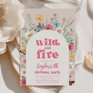 Invitación a la flora silvestre y a las cinco flor