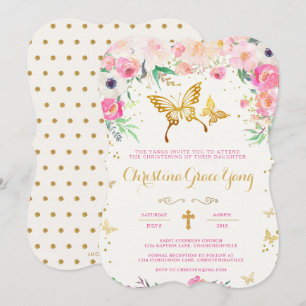 Invitación a la floración floral de mariposa