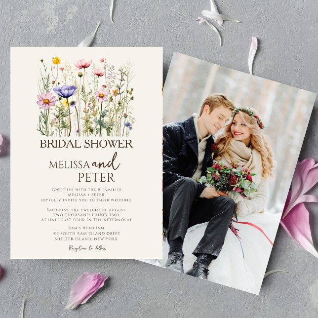 Invitación a la foto con flores silvestres (Subido por el creador)