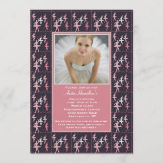 Invitación a la foto de Ballerina