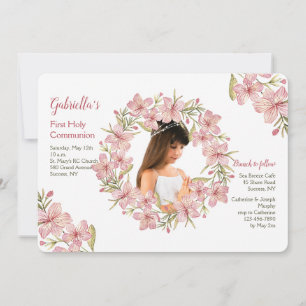 Invitación a la foto de Blossom Wreath