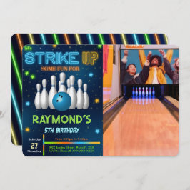 Invitación a la foto de bolos editable