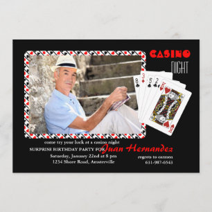 Invitación a la foto de Casino Night