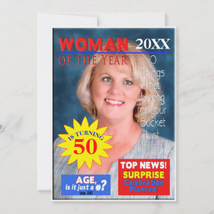 Invitación a la FOTO de cumpleaños - Cobertura de 